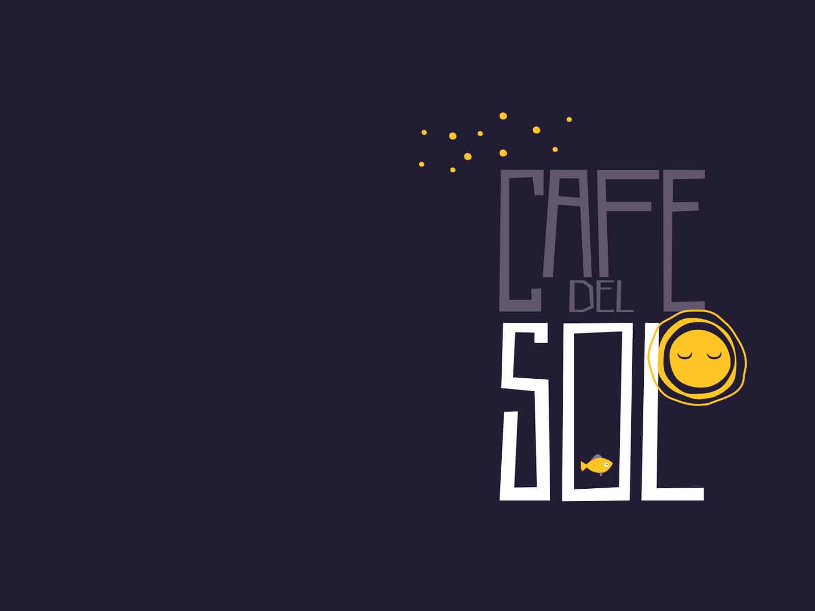 Cafe Del Sol Logo Design
