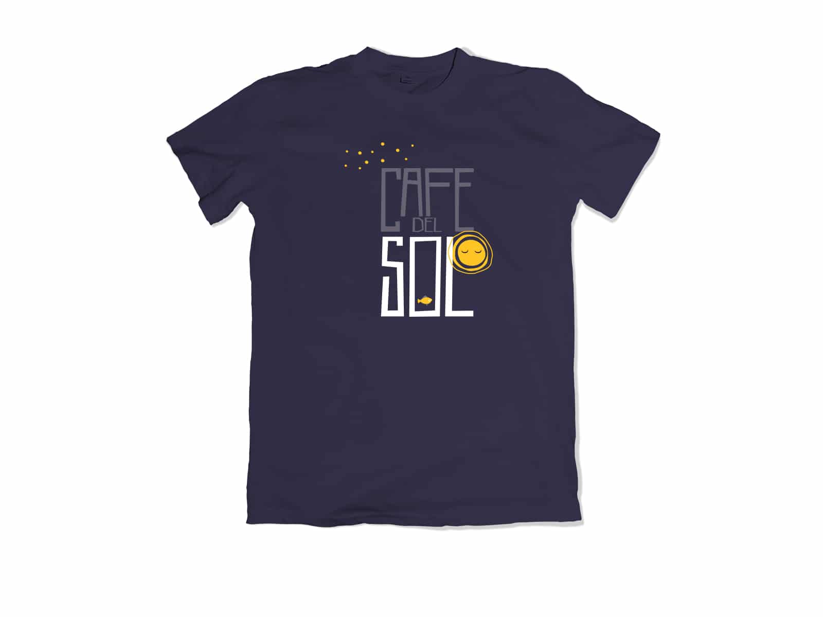 Cafe Del Sol T-Shirt Night Identity Design