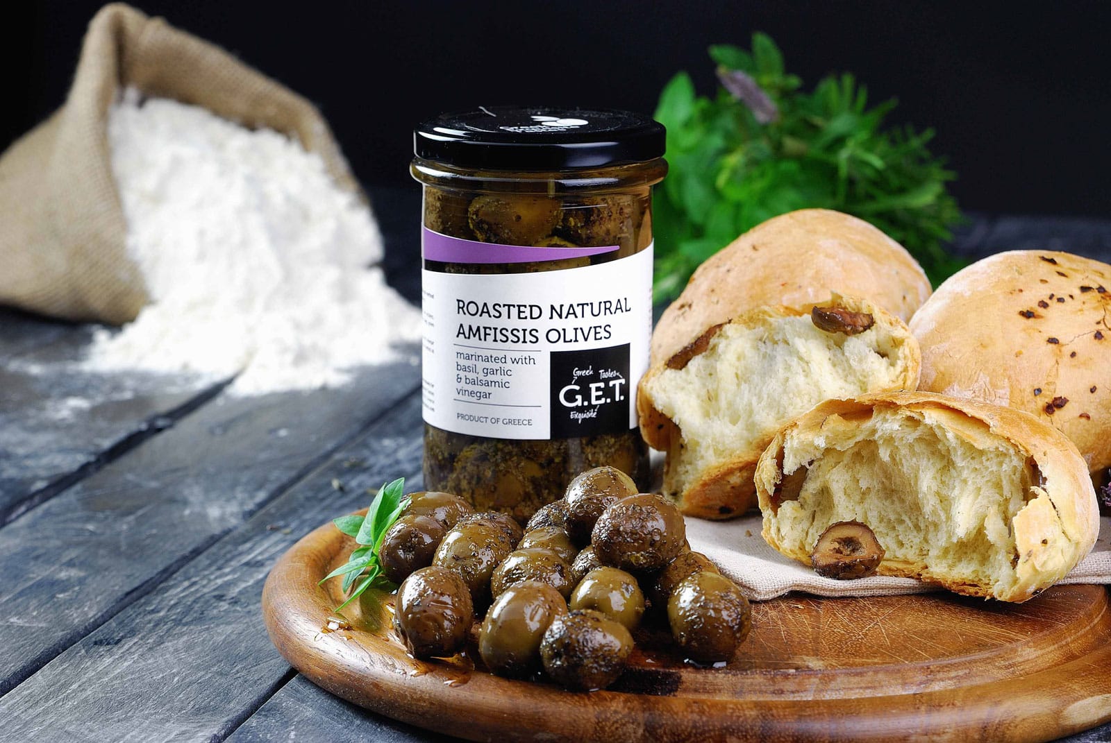 GET Roasted Olives Garlic Packaging